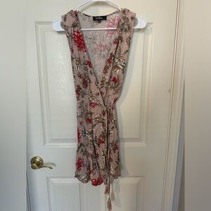 Lulus floral tie dress